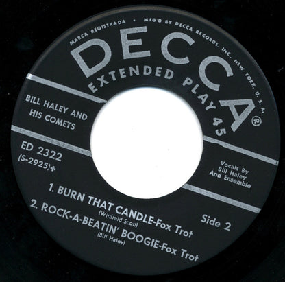 Bill Haley And His Comets : Rock 'N Roll (7", EP)