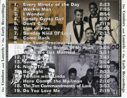 The Condors (3), Laurels (2) : The Early Recordings (CD, Comp)