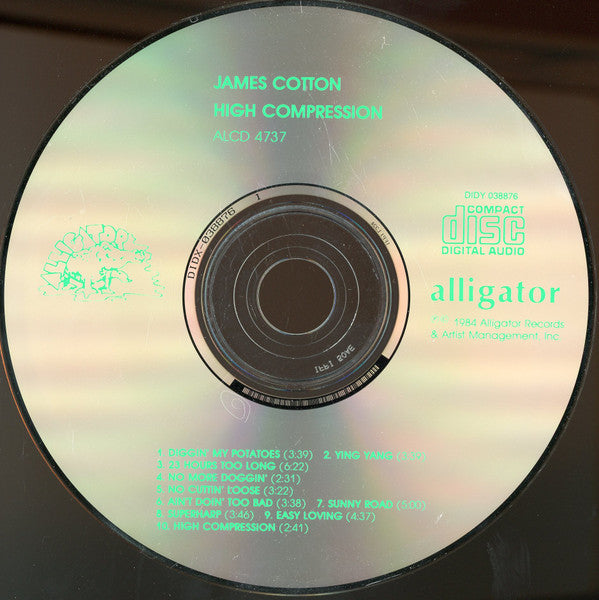 James Cotton : High Compression (CD, Album, Club)
