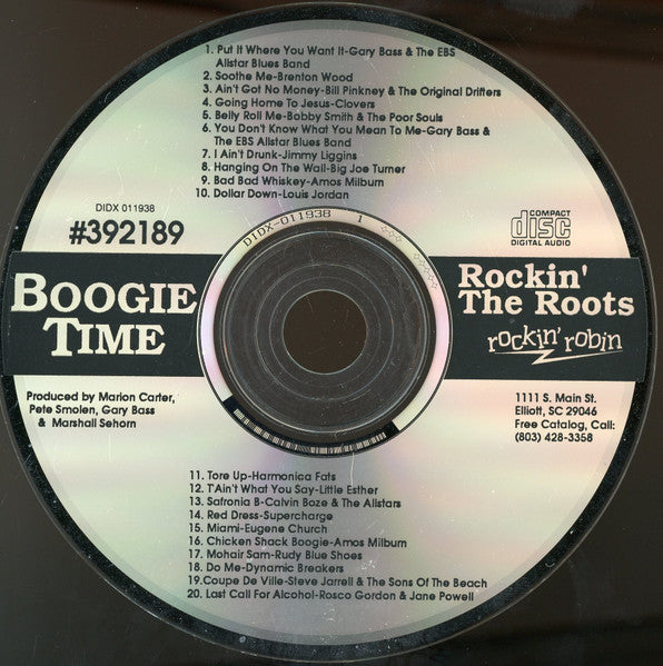 Various : Boogie Time Rockin' The Roots (CD, Comp)