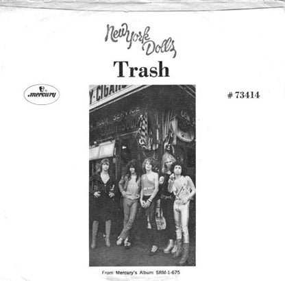 New York Dolls : Trash (7", Single, Mono, Promo)