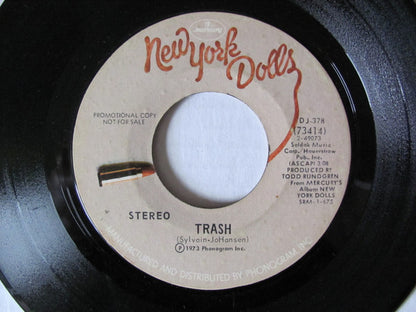 New York Dolls : Trash (7", Single, Mono, Promo)