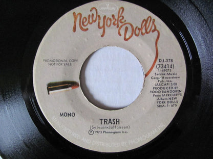 New York Dolls : Trash (7", Single, Mono, Promo)