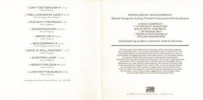 Bad Company (3) : 10 From 6 (CD, Comp)