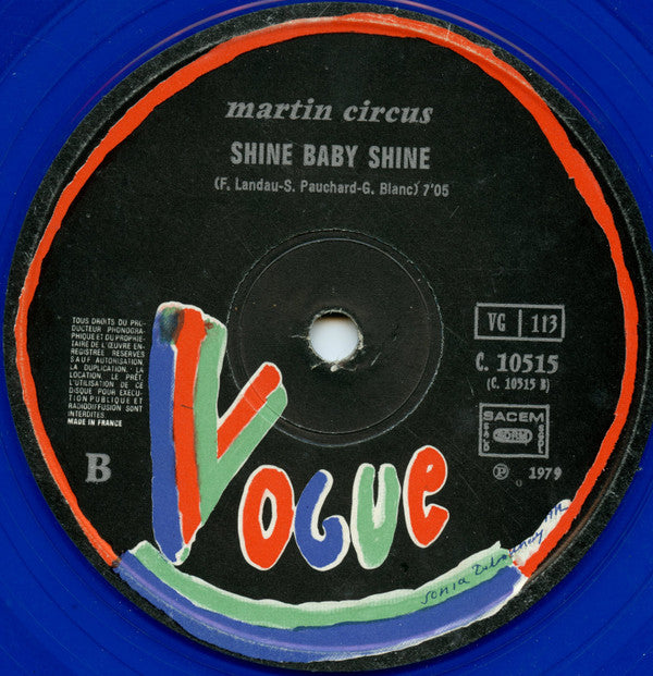 Martin Circus : I've Got A Treat / Shine Baby Shine (12", Single, Ltd, Blu)