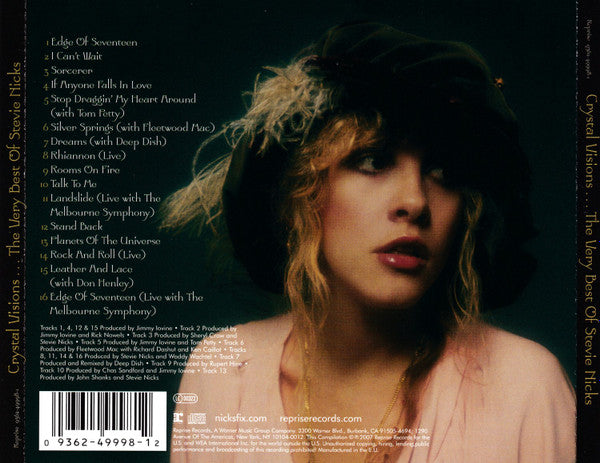 Stevie Nicks : Crystal Visions... The Very Best Of Stevie Nicks (CD, Comp, RE)