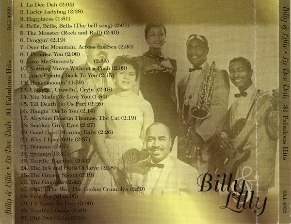 Billy & Lillie : La Dee Dah 31 Fabulous Hits (CD, Comp)