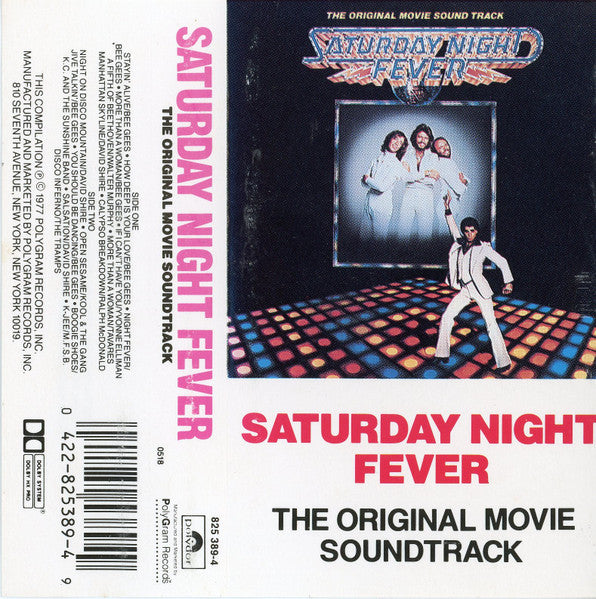Various : Saturday Night Fever (The Original Movie Sound Track) (Cass, Album, Comp, RE, Cle)