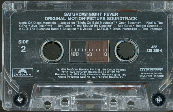 Various : Saturday Night Fever (The Original Movie Sound Track) (Cass, Album, Comp, RE, Cle)