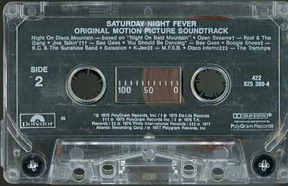 Various : Saturday Night Fever (The Original Movie Sound Track) (Cass, Album, Comp, RE, Cle)