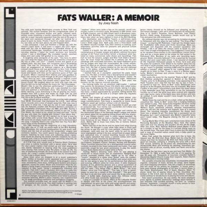 Fats Waller & His Rhythm : The Complete Fats Waller, Vol. I (1934-1935) (2xLP, Album, Comp, Mono)