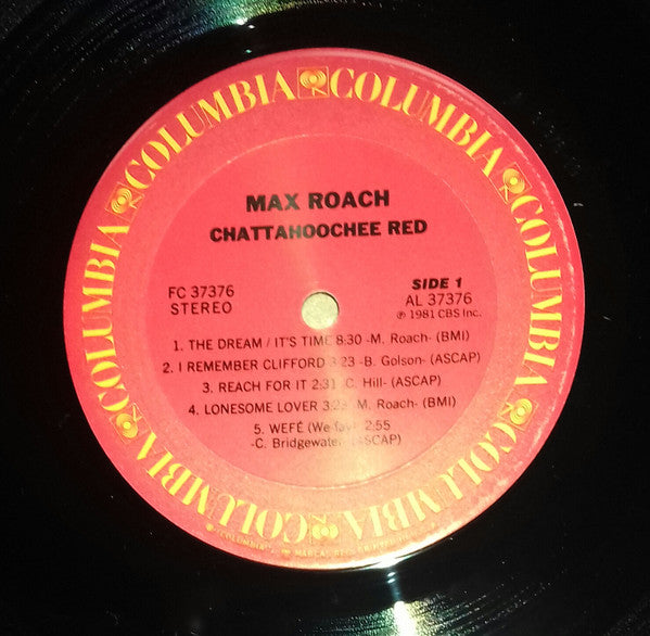 Max Roach : Chattahoochee Red (LP, Album)