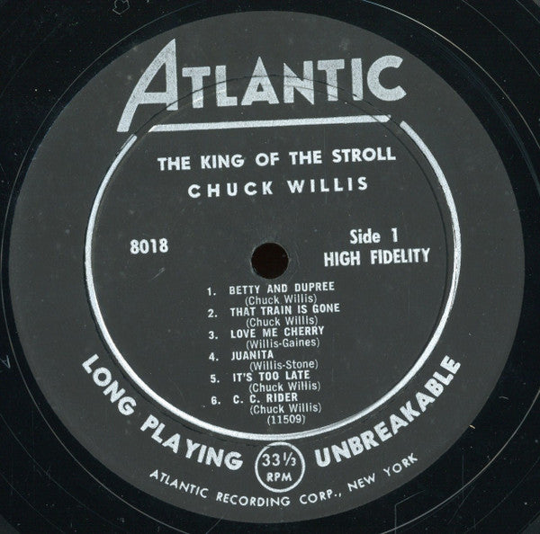Chuck Willis : King Of The Stroll (LP, Album, Mono)