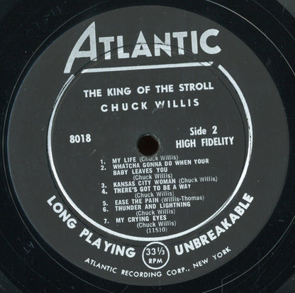 Chuck Willis : King Of The Stroll (LP, Album, Mono)