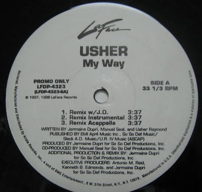 Usher : My Way (12", Promo)