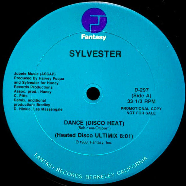 Sylvester : Dance (Disco Heat) (12", Promo)