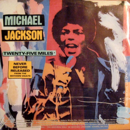 Michael Jackson : Twenty Five Miles (7", Promo)