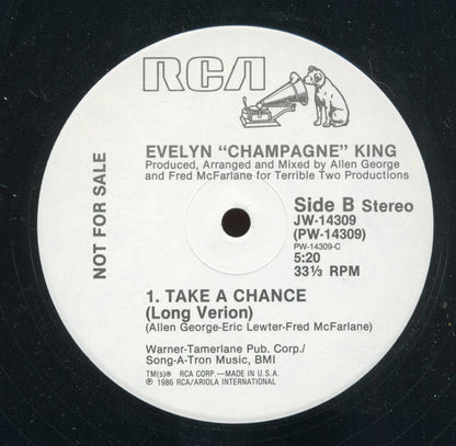Evelyn King : High Horse / Take A Chance (12", Promo)