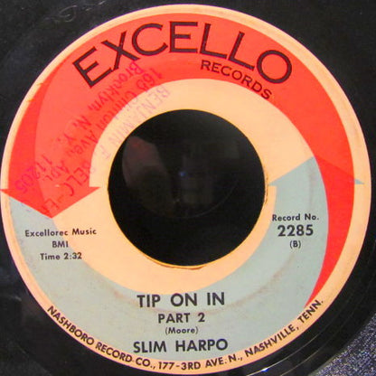 Slim Harpo : Tip On In (7", Single)