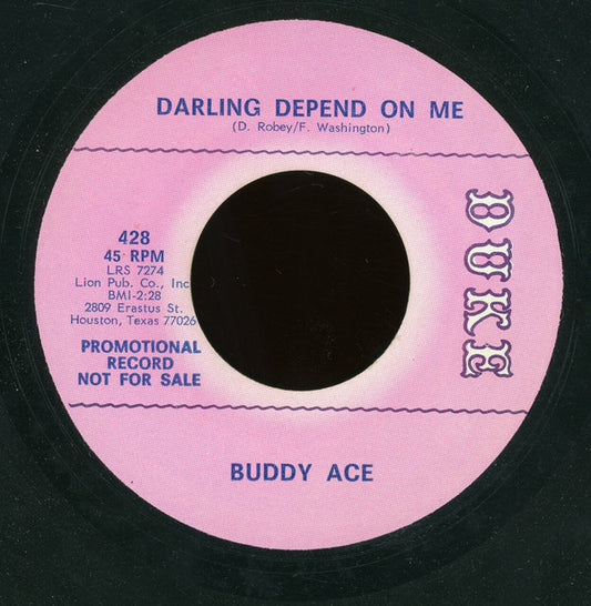 Buddy Ace : Got To Get Myself Together (7", Single, Promo)