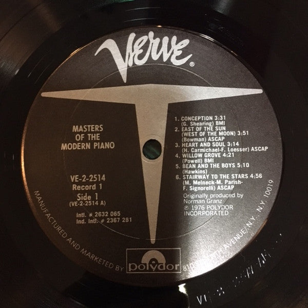 Various : Masters Of The Modern Piano 1955-1966 (2xLP, Comp, Pit)