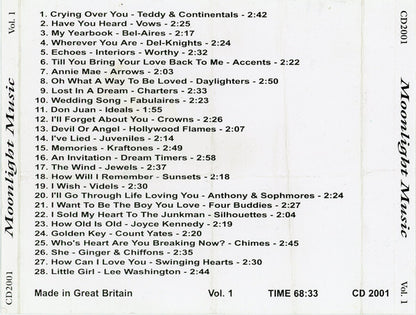 Various : Moonlight Music Volume 1 (CD, Comp)