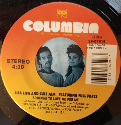 Lisa Lisa & Cult Jam : Someone To Love Me For Me (7")