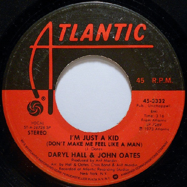 Daryl Hall & John Oates : She's Gone (7", Spe)