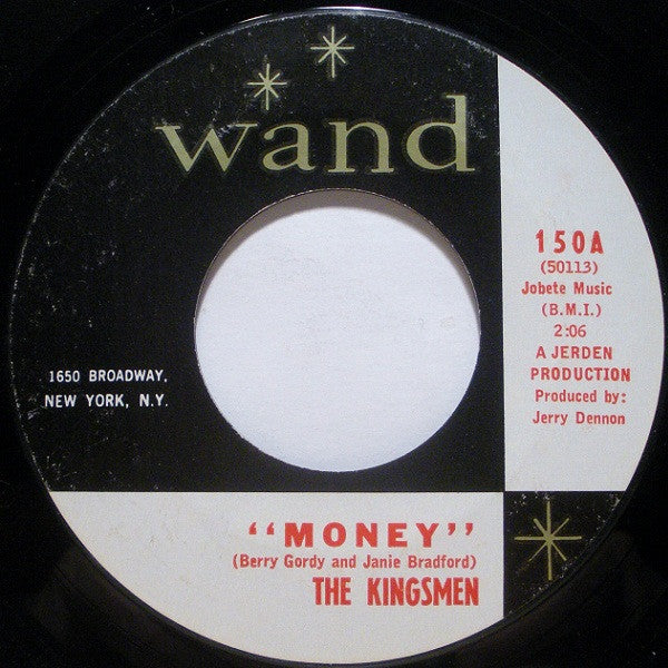 The Kingsmen : Money (7", Single, Styrene)