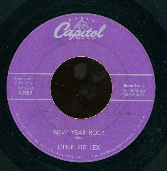 Elias And His Zig-Zag Jive Flutes / Little Kid Lex : Tom Hark / New Year Rock (7")