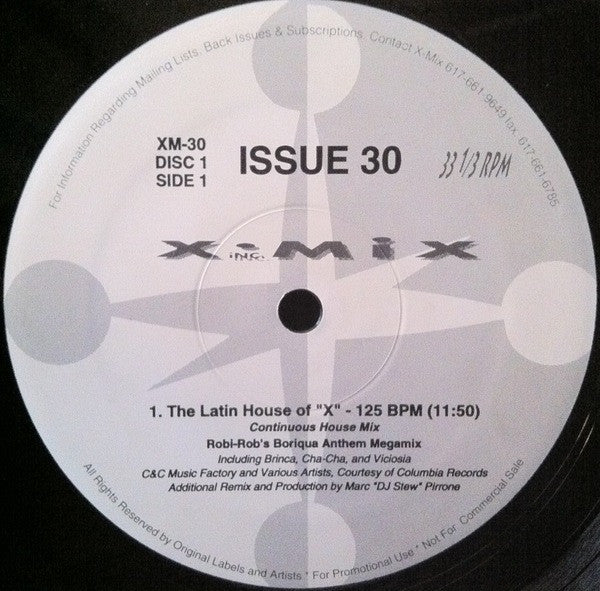 Various : X-Mix Issue Thirty (3x12", Comp, Promo)