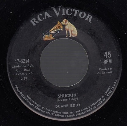 Duane Eddy : Your Baby's Gone Surfin' / Shuckin' (7", Roc)