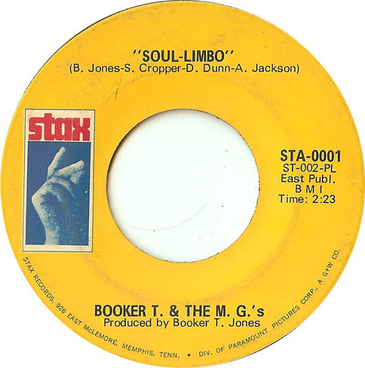 Booker T & The MG's : Heads Or Tails (7", Single, PL )