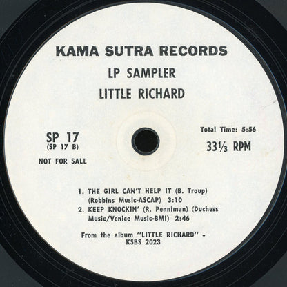 Little Richard : LP Sampler (7", Promo, Smplr, Styrene)