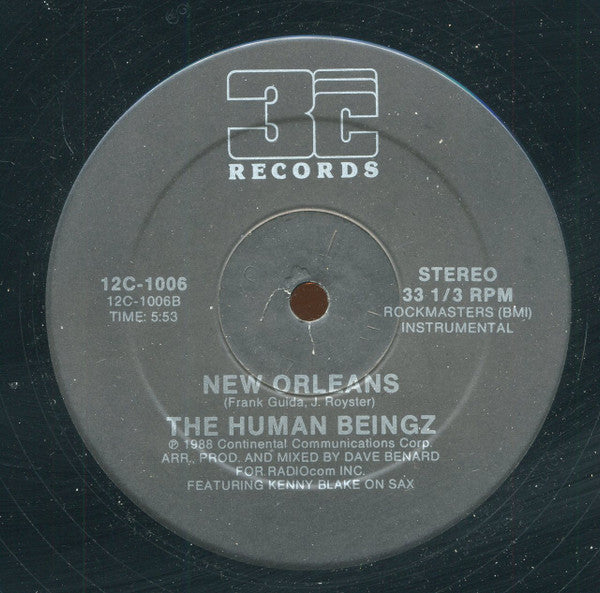 The Human Beingz : New Orleans (12")