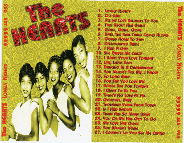 The Hearts : Lonely Nights (CD, Comp)