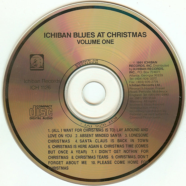 Various : Ichiban Blues At Christmas Volume One (CD, Album)