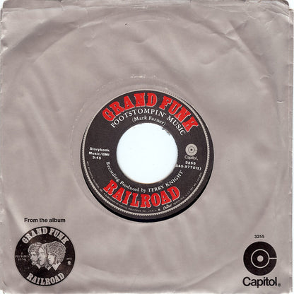 Grand Funk Railroad : Footstompin' Music / I Come Tumblin' (7", Single, Win)