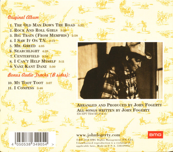 John Fogerty : Centerfield (CD, Album, RE, Dig)