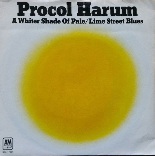 Procol Harum : A Whiter Shade Of Pale (7", Single, Promo)
