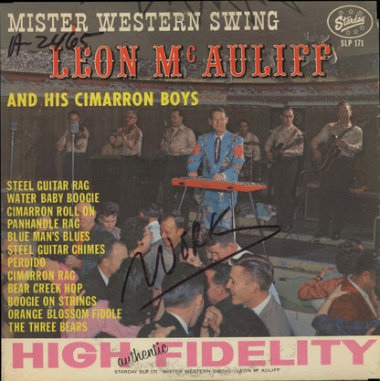 Leon McAuliffe And His Cimarron Boys : Mister Western Swing (LP, Mono, Styrene)