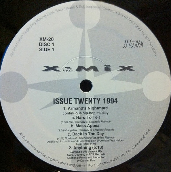Various : X-Mix Issue Twenty (2x12", Comp, Promo)