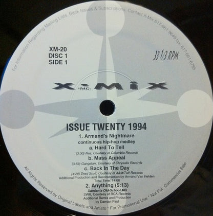 Various : X-Mix Issue Twenty (2x12", Comp, Promo)