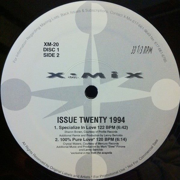 Various : X-Mix Issue Twenty (2x12", Comp, Promo)