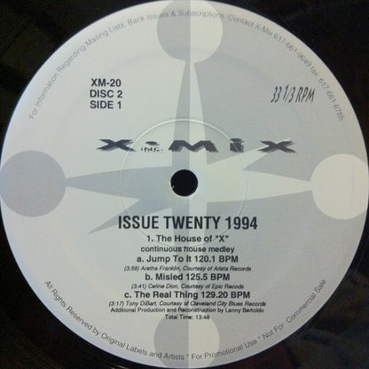 Various : X-Mix Issue Twenty (2x12", Comp, Promo)