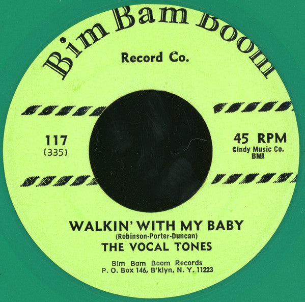 The Vocaltones : Walkin' With My Baby (7", RE, Gre)
