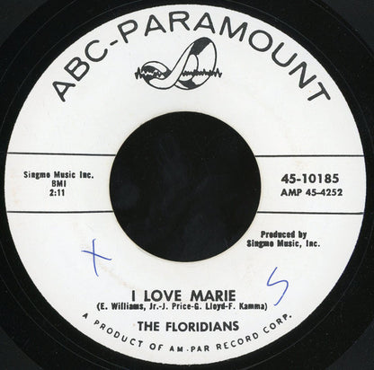 The Floridians : I Love Marie (7", Unofficial)