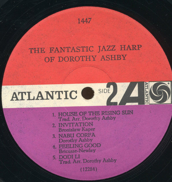 Dorothy Ashby : The Fantastic Jazz Harp Of Dorothy Ashby (LP, Album, Mono)