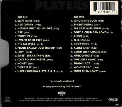 Ohio Players : Funk On Fire (The Mercury Anthology) (2xCD, Comp, Sli)