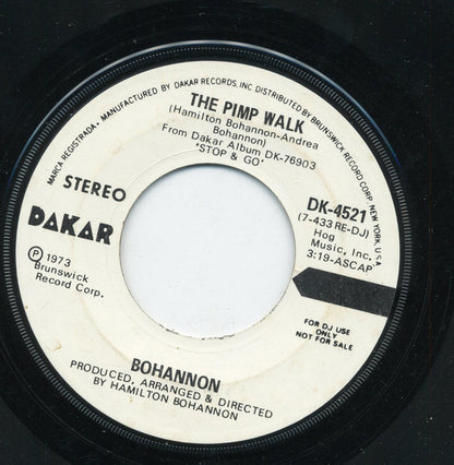 Hamilton Bohannon : The Pimp Walk (7", Mono, Promo)